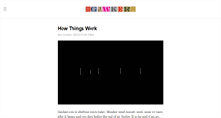 Desktop Screenshot of gawker.com