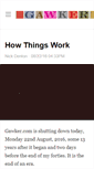 Mobile Screenshot of gawker.com